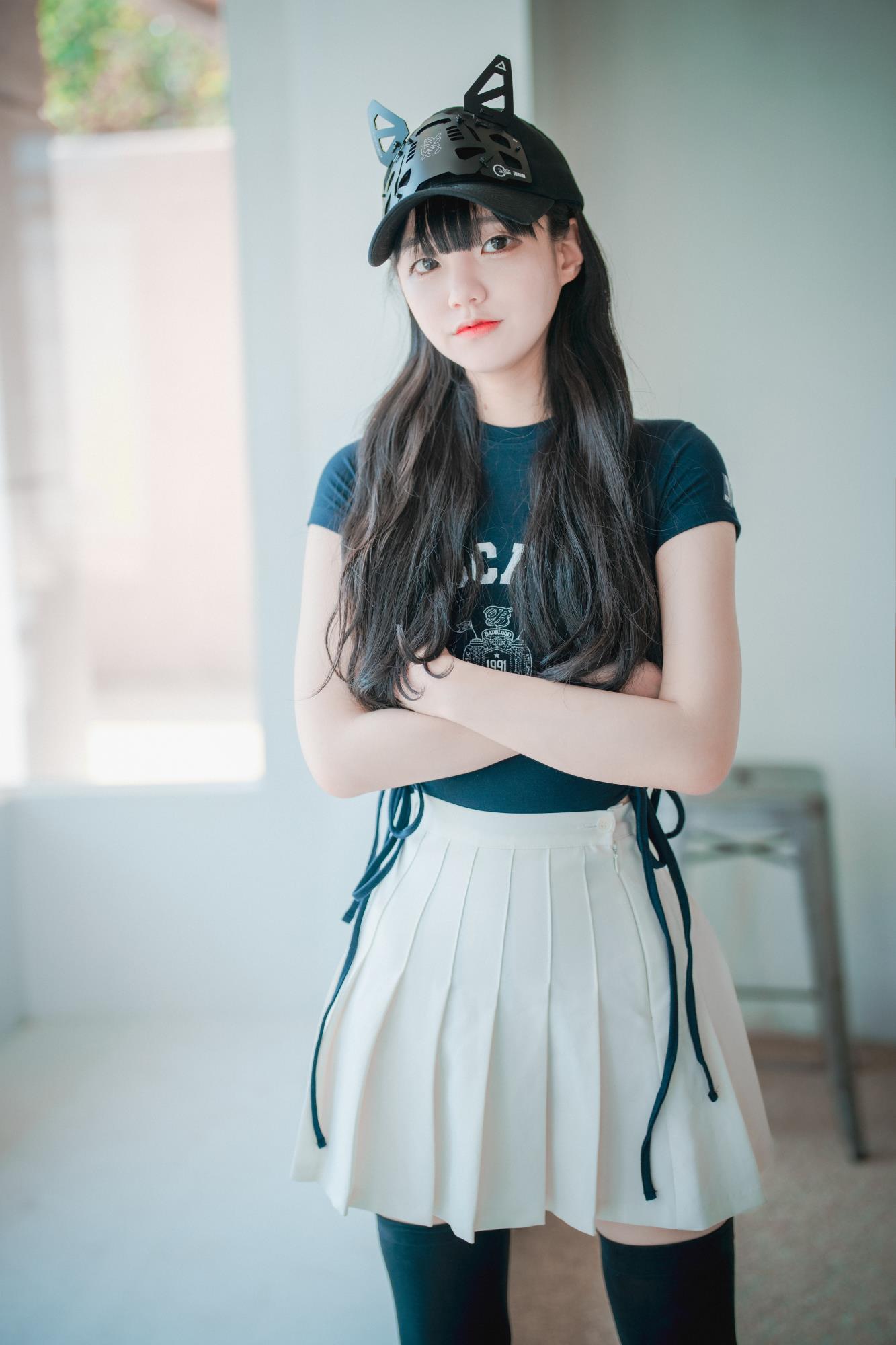 [DJAWA] Jeong Jenny (정제니) – Classic Athletic Girl in Navy Blue[71P-1.51GB]-米图网